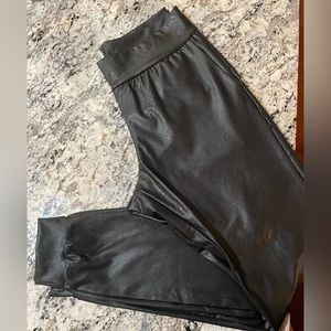 Commando Faux leather joggers